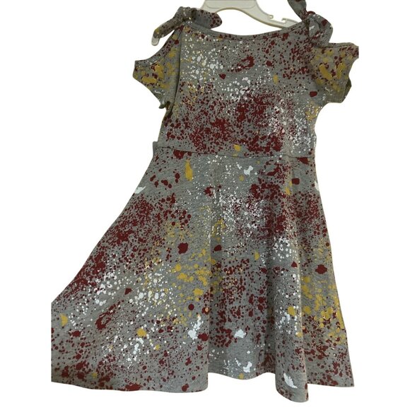 NEW USC Trojans Colosseum Athletics Red SS Paint Sweet Pea Dress Toddler 3T - Picture 5 of 6